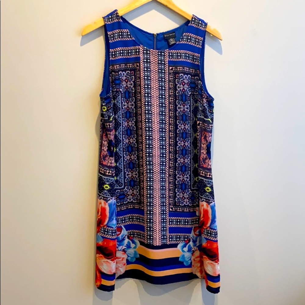 Willi smith woven shift dress